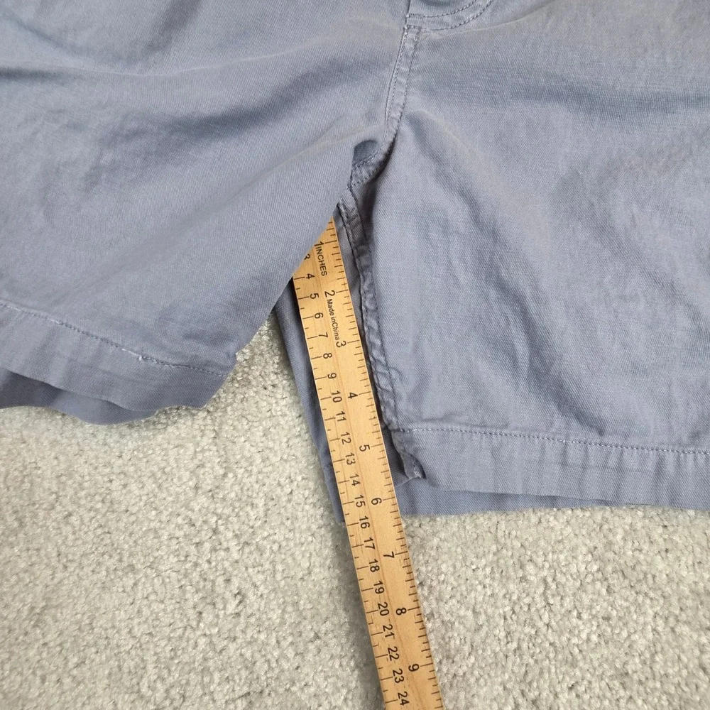 Faherty Brand Mens Essential Drawstring Shorts Blue Gray Organic Cotton XXL